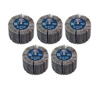 Sealey Abrasive Flap Wheel Ø80 x 40mm 40Grit Ø6mm Shaft - Pack of 5 - FW8040405
