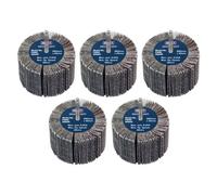 Sealey Abrasive Flap Wheel 80 X 40mm 60Grit 6mm Shaft 5 Pieces Fw8040605