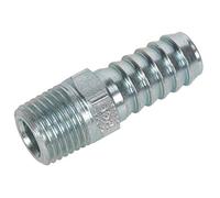 Sealey Ac09 Screwed Tailpiece Male 1/4Bspt - 3/8 Hose Pack Of 5