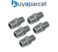 Sealey AC100 PCL Reducing Union 3/8"BSPT to 1/4"BSPT - Pack of 5