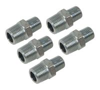 Sealey AC100 PCL Reducing Union 3/8"BSPT to 1/4"BSPT - Pack of 5
