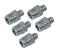 Sealey AC101 PCL Reducing Union 1/2"BSPT to 1/4"BSPT - Pack of 5