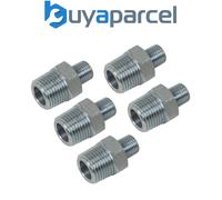 Sealey AC101 PCL Reducing Union 1/2"BSPT to 1/4"BSPT - Pack of 5