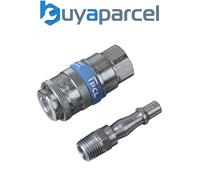 Sealey AC61 P ir Tool Coupling Kit 1/4"BSPT 2pc
