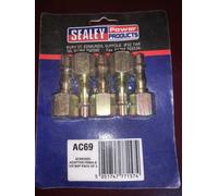 Sealey Screwed Adaptor Female 3/8"BSP Pack Of 5