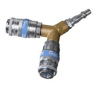 Twin Coupling Bodies Y-Adaptor