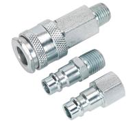 Sealey ACH60 Air Tool Coupling Kit 1/4"BSP High Flow