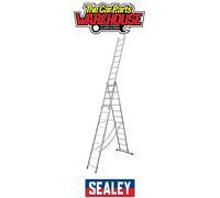 Sealey ACL312 Aluminium Extension Combination Ladder 3x12 EN 131