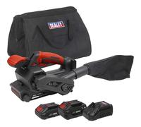 Sealey 20V SV20 Series Cordless Belt Sander Kit - 2 Batteries
