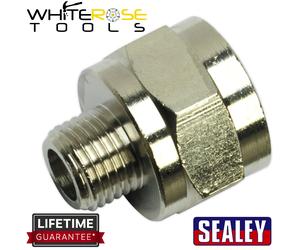 Sealey Adaptor 1/4"BSPT Male to 1/2"BSP Female Air Tools Connector