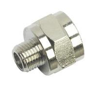 Sealey Adaptor 1/4inBspt Male To 1/2inBsp Female