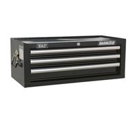 Sealey Add-On Chest 3 Drawer with Ball Bearing Runners - Black Tool Chest