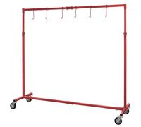 Sealey Adjustable Paint Hanger MK80, 1.95m Max, 1.3m Min Height, Castor Wheels