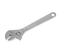 Sealey Adjustable Wrench 250mm Capacity 28mm Fully Polished Offset Jaws S0452