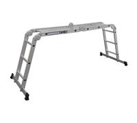 Sealey AFPL1 4-Way Aluminium Folding Platform Ladder - EN 131