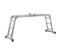 Sealey AFPL1 Folding Platform Ladder 3.37m 4 Way Aluminium 150kg Capacity EN 131