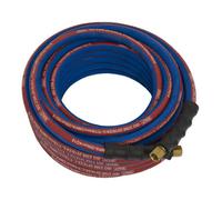 Sealey Air Hose AH15R/38 15m Ø10mm 1/4" BSP Unions Extra Heavy-duty