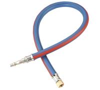 Sealey AH2R Air Leader Hose 600Mm X Ø8Mm With Tailpiece & 1/4inBsp Union