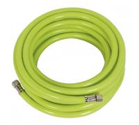 Sealey AHFC10 Air Hose High-Visibility 10M X Ø8Mm With 1/4inBsp Unions