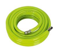 Sealey Ahfc1038 Air Hose High Visibility 10Mtr X ?10Mm with 1/4In Bsp Unions