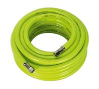 Sealey AHFC15 Air Hose High-Visibility 15M X Ø8Mm With 1/4inBsp Unions