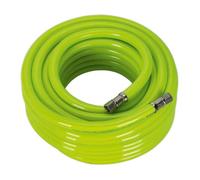 Sealey Ahfc1538 Air Hose High Visibility 15Mtr X ?10Mm with 1/4In Bsp Unions