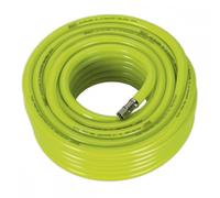 Sealey Air Hose High Visibility 20m x 10mm with 1/4" BSP Unions