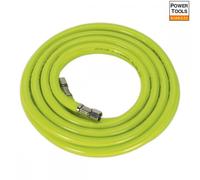 Sealey AHFC5 Air Hose High-Visibility 5M X Ø8Mm With 1/4inBsp Unions