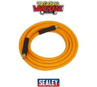 Sealey Air Hose AHHC15 - Hybrid High-Visibility, 15m x 8mm, 1/4in BSP Unions