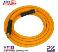 Sealey AHHC5 Air Hose 5mtr x Ø8mm Hybrid High Visibility with 1/4"BSP Unions