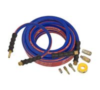 Sealey AHK02 Air Hose Kit Extra-Heavy-Duty 15M X Ø10Mm With Connectors