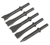 Sealey Air Hammer Chisel Set SA12C - 5pc, 120mm, .401" Shank