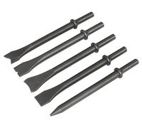 Sealey Air Hammer Chisel Set 5pc 170mm .401" Shank