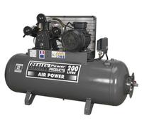 Sealey Air Compressor 200L Belt Drive 5.5Hp 3Ph Sac32055B
