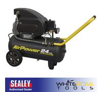 Sealey Air Compressor 24 Litre Direct Drive 2HP 110V 116PSI