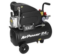 Sealey Air Compressor 24L Direct Drive 2hp SAC2420A