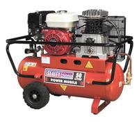 Sealey Air Compressor 50L Belt Drive Petrol Engine 5.5Hp Sa5055