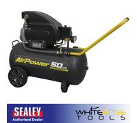 Sealey SAC5020E110V Air Compressor 50L Direct Drive 2hp 110V