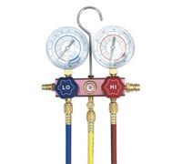 Sealey Air Conditioning System Manifold With Sight Glass Vsac002