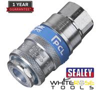 Sealey Air Line Coupling PCL 1/4" BSP Female Thread Pack of 1