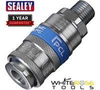 Sealey Air Line Coupling PCL AC01 – Male BSPT 1/4" – Pack of 1