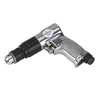 SEALEY Air Drill 10mm Keyed Chuck Reversible For 1/4" BSP Compressor SA24