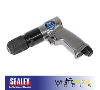 Sealey Air Drill Reversible Keyless Chuck Air Tool Workshop 10mm Driving SA241