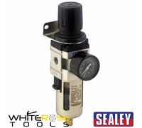 Sealey Air Filter Regulator Compressor Water Moisture Trap Line Pressure Airflow