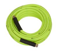 Sealey AHHC10G Air Hose 10M X Ø8Mm Hybrid High-Visibility With 1/4inBsp Unions