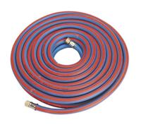 Sealey Air Hose 15M X 8mm With 1/4"bsp Unions Extra-Heavy-Duty