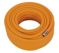 Sealey Air Hose 20M X 10mm Hybrid High-Visibility With 1/4"bsp Unions