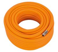 AHHC2038 High-Visibility Hybrid Air Hose with 1/4"BSP Unions 20m x Ø10mm Sealey
