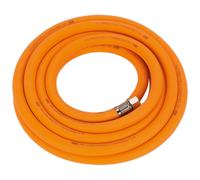 Sealey AHHC538 Air Hose 5M X Ø10Mm Hybrid High-Visibility With 1/4inBsp Unions