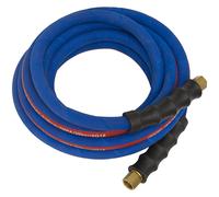 Sealey Air Hose 5m x Ø10mm with 1/4BSP Unions Extra-Heavy-Duty